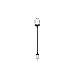 Just Mobile AluCable Mini Short Cable with 2.4A High Speed Aluminum Lightning Connector for iPhones, iPads, and iPods, Black/Silver (DC-158)
