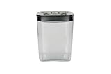 Click Clack Cube 3-1/2-Quart Storage Container with Stainless Steel Lid
