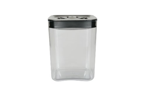 Click Clack Cube 3-1/2-Quart Storage Container with Stainless Steel Lid