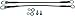 APDTY 49652 Tailgate Cable - 16 In. Replaces 90460-8B400, 904608B400