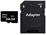 AERGU 256GB Micro Card SDXC Class 10 Memory Card With Adapter High Speed Memory Card TF Card (256 GB)