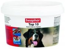 Beaphar Top 10 Multivitamin Tablets for Dogs 117g