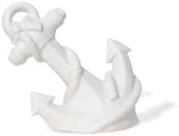 Imm Living Anchors Aweigh Bottle Opener,4.3 x 2.1 x 4.5 inches, White Ceramic,   KAS092