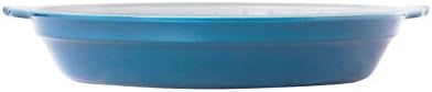 Creo SmartGlass Pie Pan, 9-Inch, Mediterranean Blue by Creo