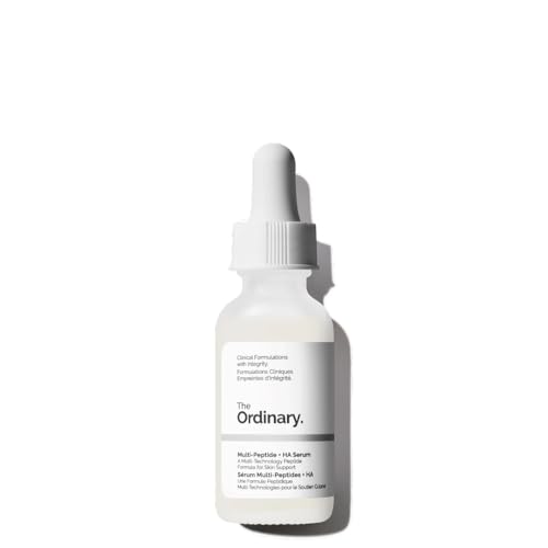 Sérum Multi-Peptides + Acide Hyaluronique, Formule anti-âge pour éliminer les pattes d'oie, améliorer l'élasticité et la fermeté de la peau, 30 ml