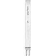 WUTA Leather Hole Punch Tool Pricking Iron Hole Punche 5mm 1 Prong Tooth Lacing Diamond Stitching Chisel Set for DIY Leather Craft Kits (Silver)