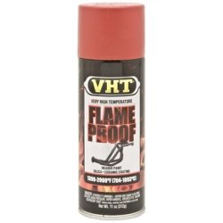 Duplicolor High Temp Exhaust Flameproof Paint, VHT Flat Red, Pt# SP109, sp 109