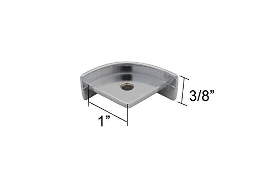 BornWinner Pool Table Rail Casting Cap with Chrome Finish - 6 PCS Set (Chrome Plated) - Thumbnail 3