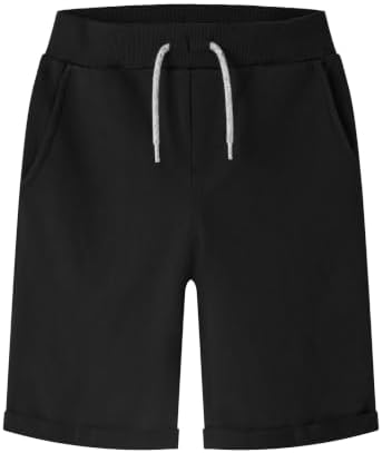Nkmvermo Long Swe Shorts UNB F Noos Pantalones Cortos, Niños, Black, 116