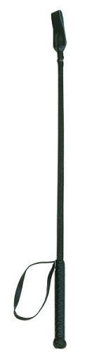 Perri's Black Crop with Loop Handle, Black, 26-Inch