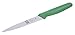 ICEL 4-inch Serrated Paring Knife, Green handle, Extremely Razor Sharp Blade.