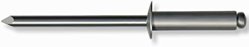 1/8 X 1/8 All Aluminum Button Head Blind Rivet Grip Range - .063-.125 - 500/BX