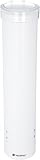 San Jamar C3165WH Medium Pull Type Water Cup Dispenser, Fits 4 to 10 oz Cone and Flat Bottom Cups, 16" Tube Length, White