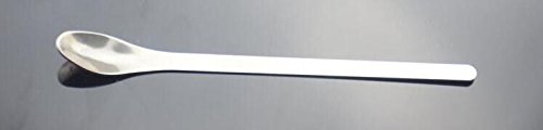 Stainless Steel Small Scoop Reagent Lab Sampling Spoon Lab Spatulas Scoop Bar Spoon 22cm/16cm 4 Pcs