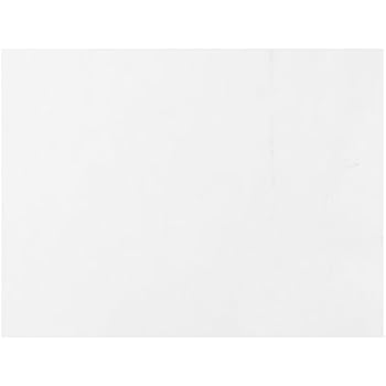 Blank Acoustic Guitar Pickguard Plate With Adhesive Back White