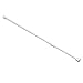 Curtain Rod - TOOGOO(R)Spring Loaded Extendable Telescopic Net Voile Tension Curtain Rail Pole Rod Rods White 60*110cm
