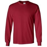 Gildan Long Sleeve Ultra Cotton (G2400) Shirt Cardinal Red