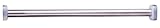 Bobrick 6047x60 ClassicSeries 304 Stainless Steel Extra Heavy Duty Shower Curtain Rod with Square End Flange, Satin Finish, 1-1/4