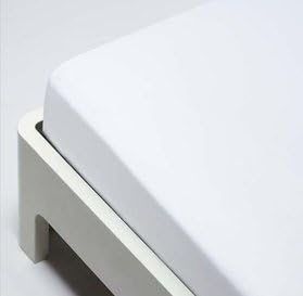 Hospital Bed Fitted Sheet–white, Soft Cotton Blend, 36" X 80"_1PK