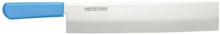 Kataoka Mfg master cock antibacterial color knife molybdenum vanadium steel refrigeration switching knife 350mm blue MCFK350M
