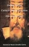 Image de Carta a Cristina de Lorena y otros textos sobre ciencia y religion / Letter to Christina of Lorraine and other Texts on Science and Religion (Alianza