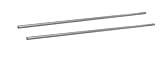 2-Pack - Linear Motion Rod 8 mm x 342 mm Shaft, 13.46 in (342 mm) Length, Chrome Plated, Case Hardened, Metric