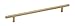 Amerock | Cabinet Pull | Golden Champagne | 10-1/16 inch (256 mm) Center to Center | Bar Pulls | 1 Pack | Drawer Pull | Drawer Handle | Cabinet Hardware