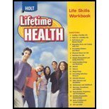 A Lifetime of Health : Life Skills, Holt, Rinehart and Winston Staff, 0030681170