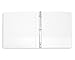 Blue Summit Supplies 10 Pack of 1/2 Inch 3 Ring Economy Binders, White, Bulk Clear Cover Binders for Home, Office, and School, 8 1/2 inch x 11 Inch Paper, Value Pack