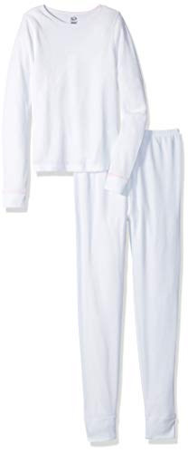 Fruit of the Loom Girls' Big Waffle Thermal