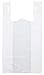 Plastic Bag-Standard White Plain T-Shirt Bag 11.5