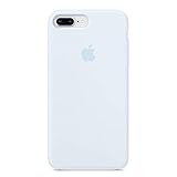 Anti-Drop iPhone 8 Plus / 7 Plus (5.5Inch) Liquid Silicone Gel Case, TOSHIELD Soft Microfiber Cloth Lining Cushion for iPhone 8 Plus and 7Plus (Light Sky Blue)