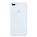 Anti-Drop iPhone 8 Plus / 7 Plus (5.5Inch) Liquid Silicone Gel Case, TOSHIELD Soft Microfiber Cloth Lining Cushion for iPhone 8 Plus and 7Plus (Light Sky Blue)