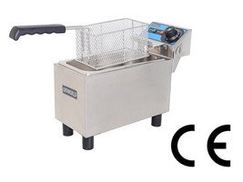 Click Here to See More Images Uniworld UEF-062 110V Commercial Countertop Double Deep Fat Fryer