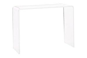 Pure Décor Acrylic Console Table, Clear: Amazon.co.uk ...