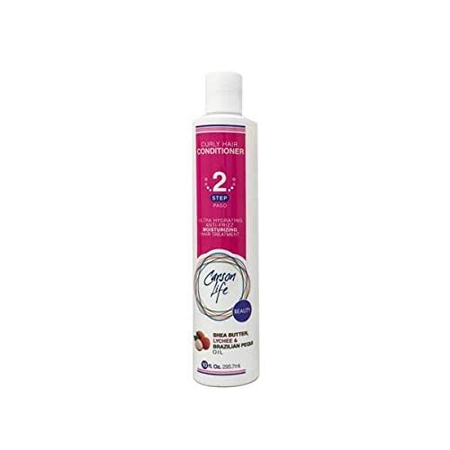 CARSON LIFE 4 Stage Hair Care System Kit For Curly Hair (Shampoo, Conditioner, Leave In Conditioner & Curly Hair Mask) - Paraben and Sulfate Free