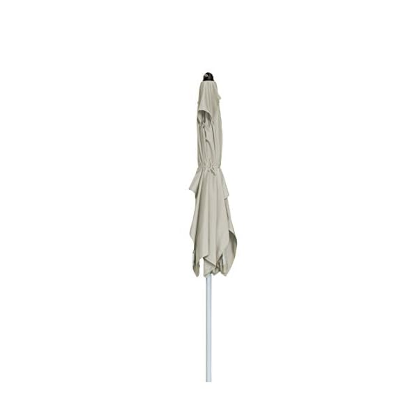 Doppler Active Auto Tilt 300x200 - Moderner Kurbel Sonnenschirm - Knickbar - ca.300x200 cm - Natur – Bild 5