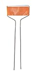 Bosmer K455 Large-Faced Copper Plated Metal Plant Markers, 10-Inch High (Pack of 20)