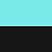 HDE Women's Activewear Colorblock Stretch Foldover Workout Yoga Fitness Shorts (Black and Teal, X-Large)