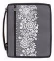 Bible Cover-Organizer-Gray Lace-Large