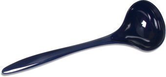 Gourmac Cobalt Blue Melamine Soup Ladle 11.25