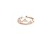 Rosa Vila Mountain Range Ring for Women, Ideal Gift for Outdoor Lovers and Hikers, Adjustable Mountain Rings for Women