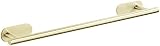 YUET Brushed Brass Towel Rail 40 cm Self-Adhesive No Drill 304 Stainless view 8