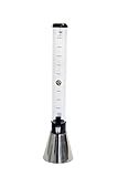 Beer Tubes Conic Metal Beverage Tower Dispenser with Regular Tap, 100 oz. Tall Tube, COM-32-R