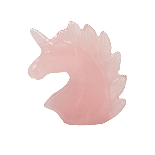 AITELEI 2" Hand Carved Unicorn Stone Statue, Healing Crystal Gemstones Carving Figurine Healing Energy Crystal Unicorn Sculpture Reiki Sculpture