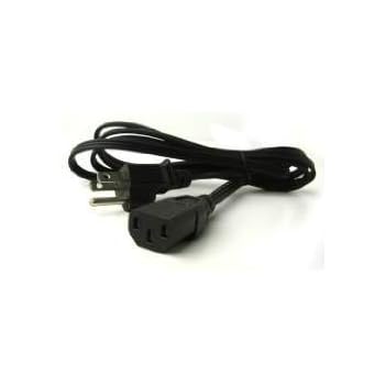 Dell 3-Prong Computer Power Supply Cord For Computers, & Monitors - Standard US Outlet (YVL-PN-1874571)