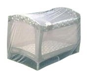 Jeep Universal Size Pack N Play Mosquito Net Tent, White