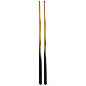 Pair iqgamesroom 4ft ,48" trade cues with smaller 10mm screw on tips + spare tips