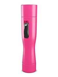 Flawless Mini Women's Painless Hair Remover, Perfect For Facial Hair Removal, Safe to Use For Any Unwanted Fine Hairs (Red)