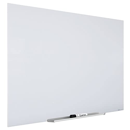 Quartet Glass Dry Erase White Board, 50" x 28" Whiteboard